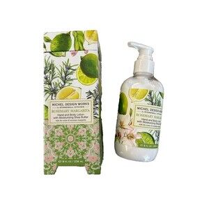 New Michel Design Works Hand & Body Lotion 8 Oz. - Rosemary Margarita